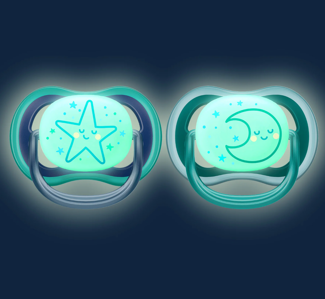 Ultra Air Pacifier - Nighttime Glow - 2 Pack