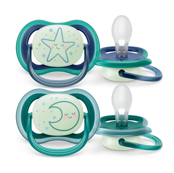 Ultra Air Pacifier - Nighttime Glow - 2 Pack