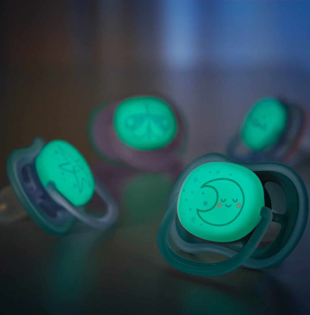 Ultra Air Pacifier - Nighttime Glow - 2 Pack