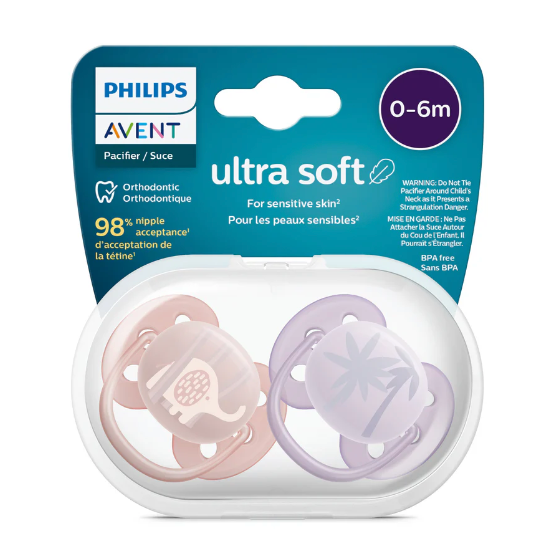 Ultra Soft Pacifier - 2 Pack