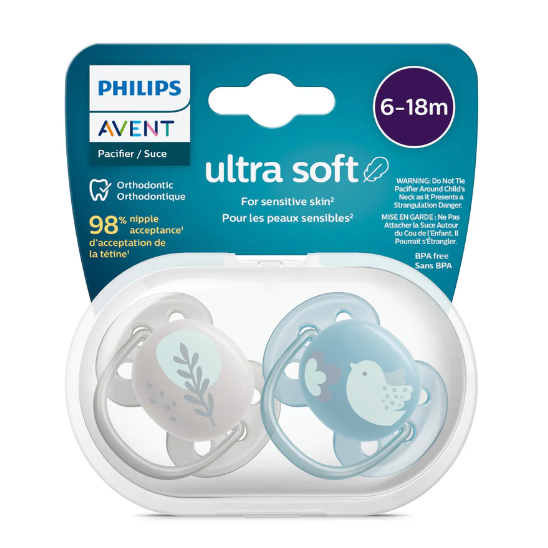 Ultra Soft Pacifier - 2 Pack