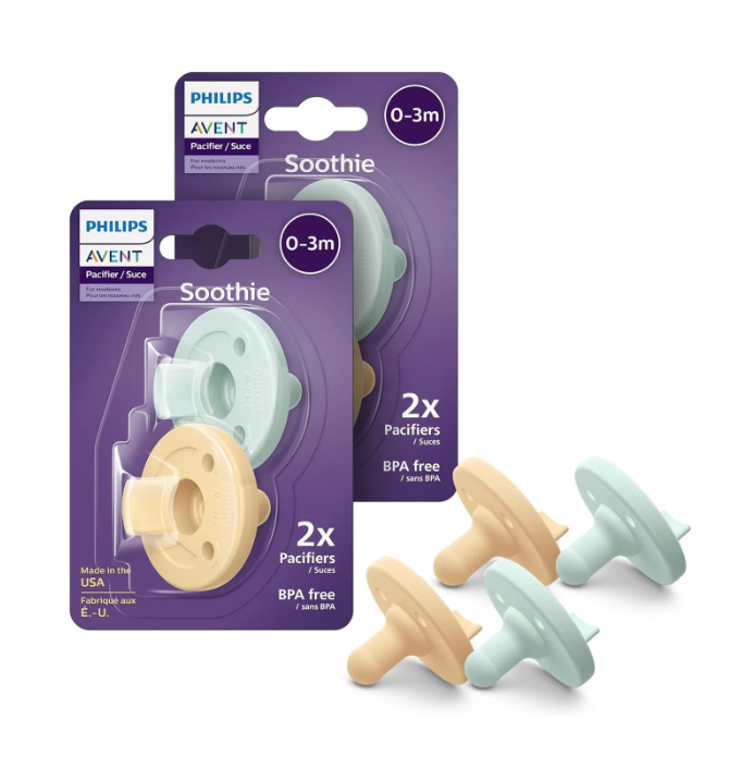 Philips Avent - Sucette Soothie 2pk - 0-3M