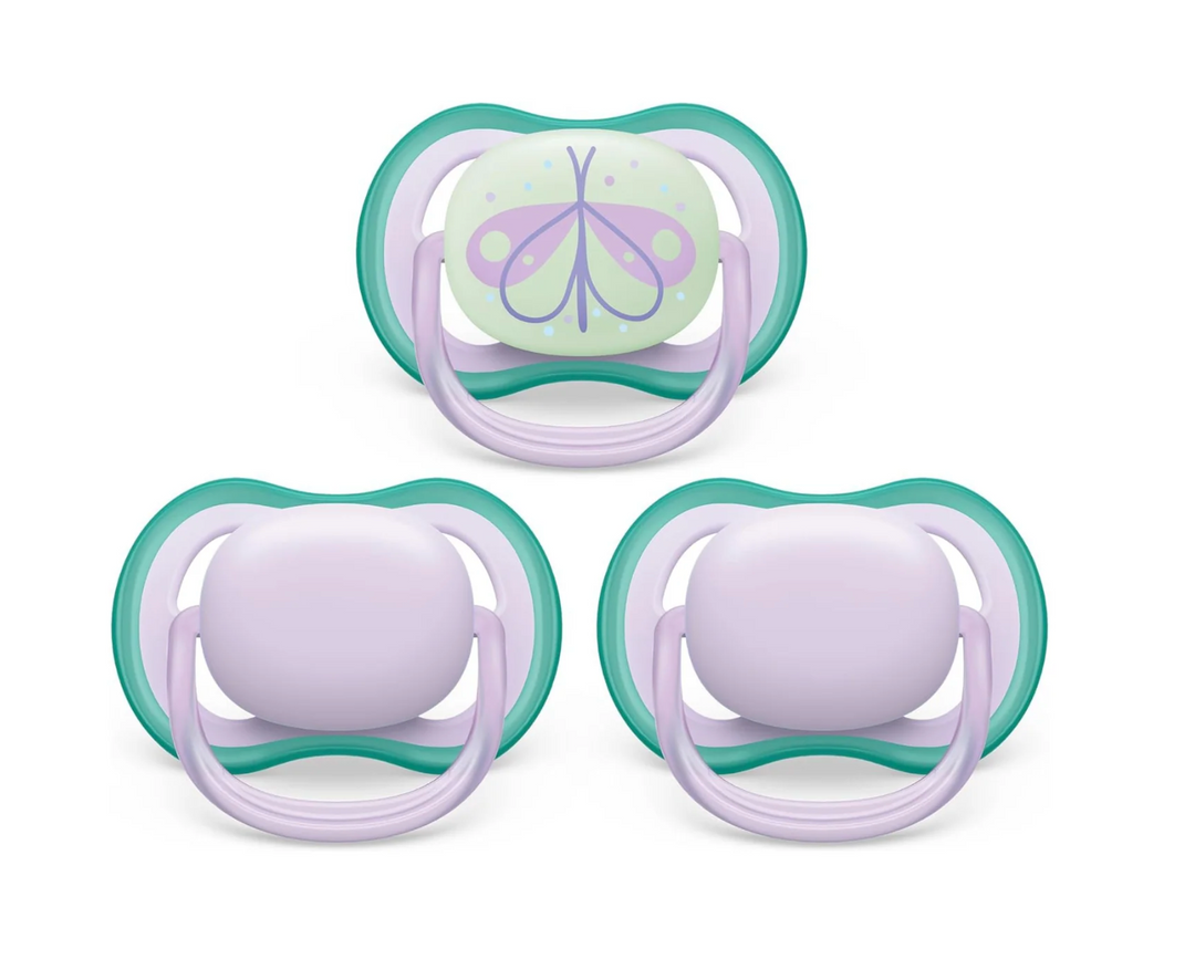 Ultra Air Pacifier - Day and Night - 3 Pack
