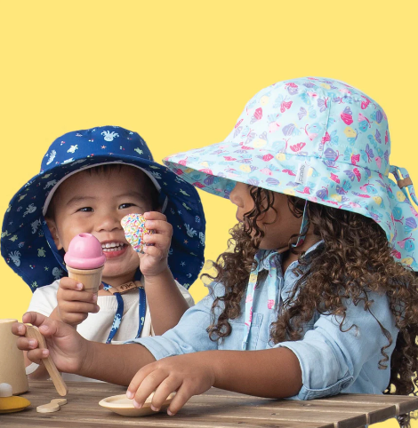 Sun Hat with Neck Cape