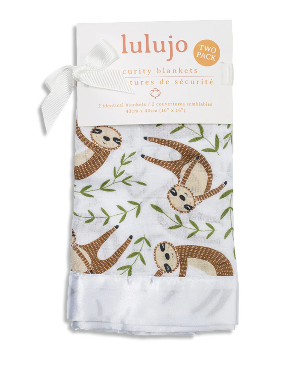 Cotton Security Blankets - 2 Pack