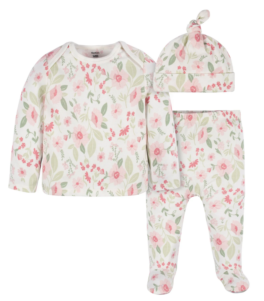 Hat, Long Sleeve & Pants Set