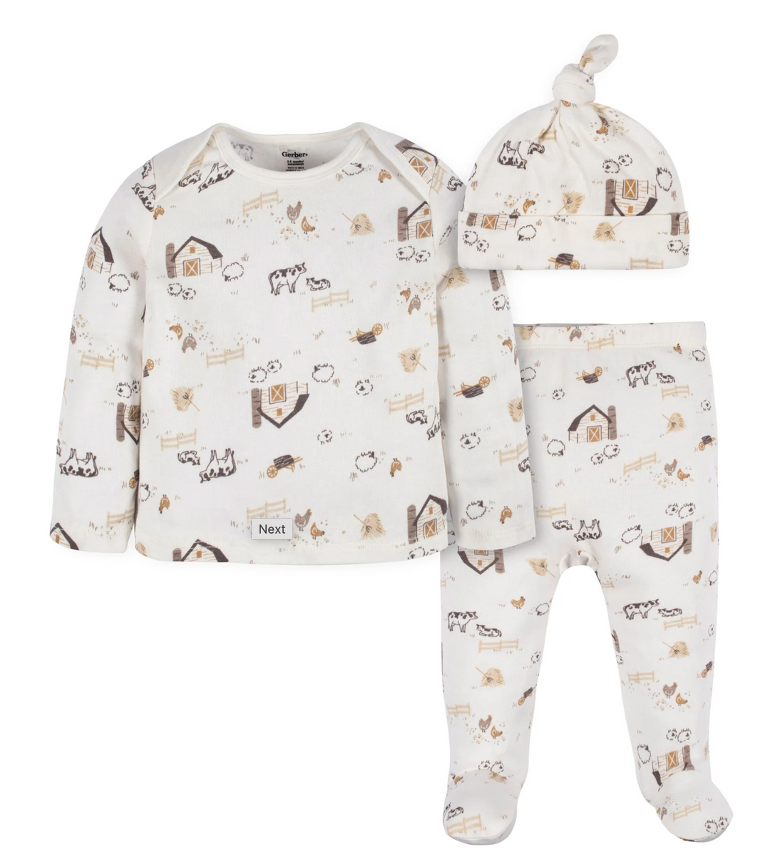 Hat, Long Sleeve & Pants Set