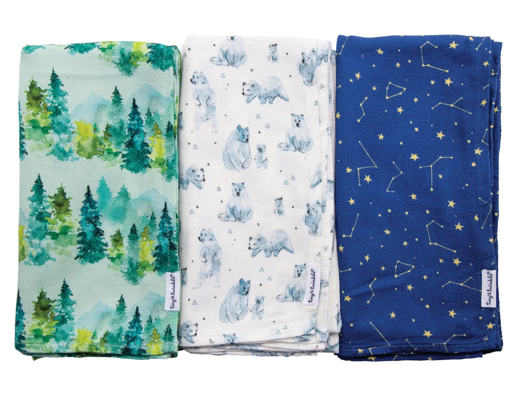 Kaffle Swaddle Blankets - 3 Pack