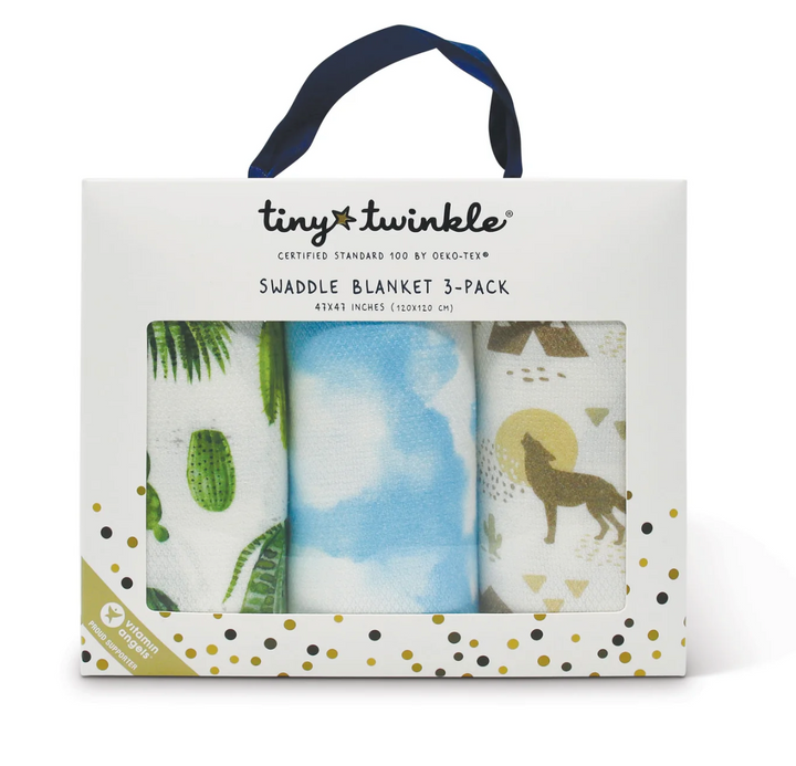 Kaffle Swaddle Blankets - 3 Pack
