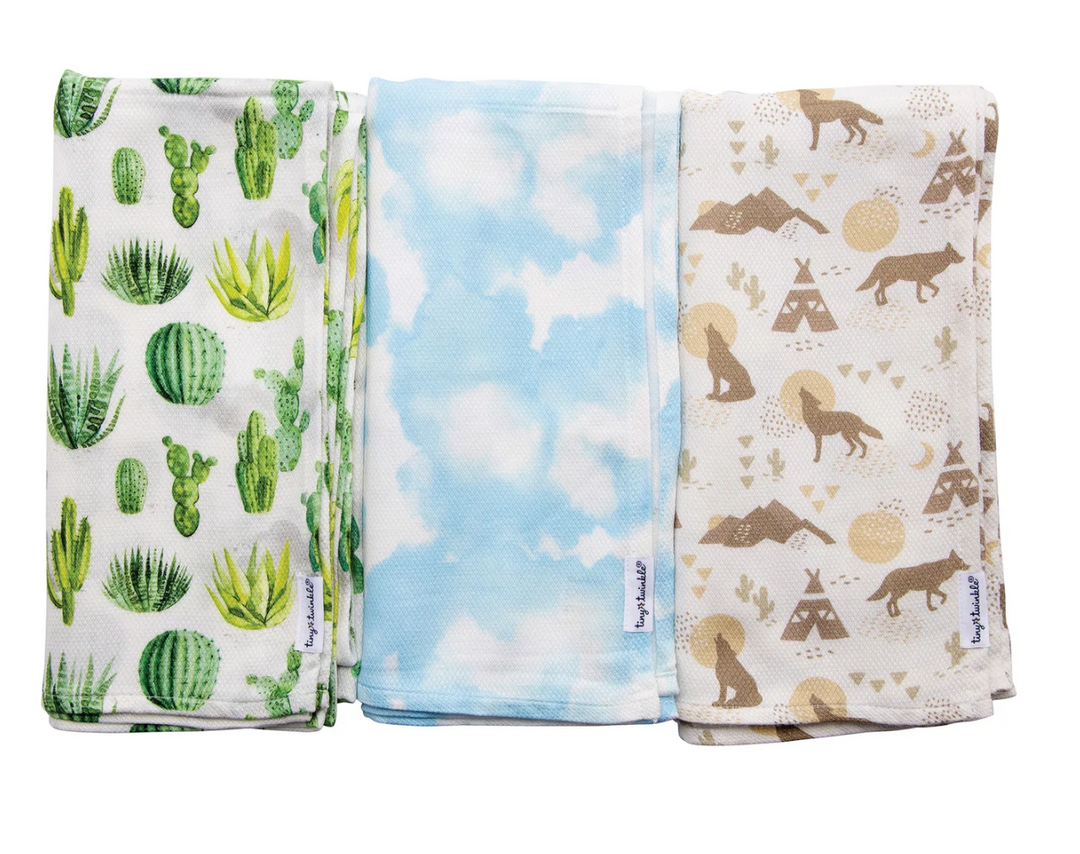 Kaffle Swaddle Blankets - 3 Pack
