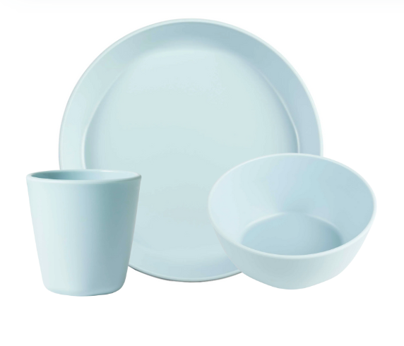 BPA-free Plastic Tableware 3 Piece Setting