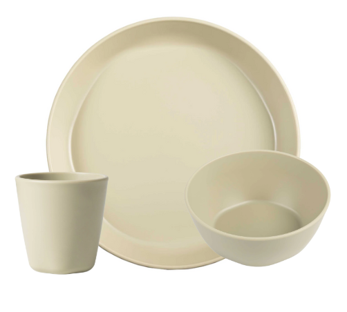 BPA-free Plastic Tableware 3 Piece Setting