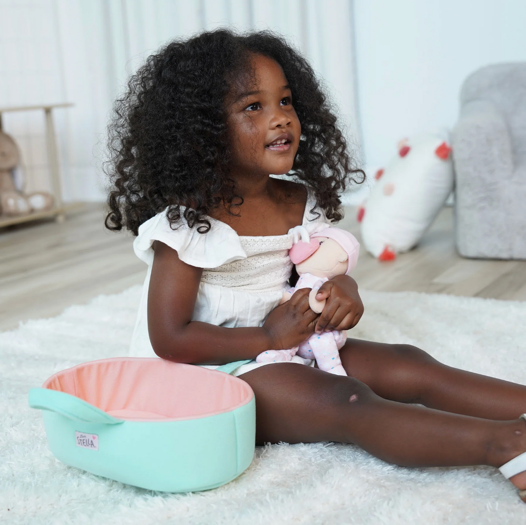 Love, Stella - My First Doll + Bassinet