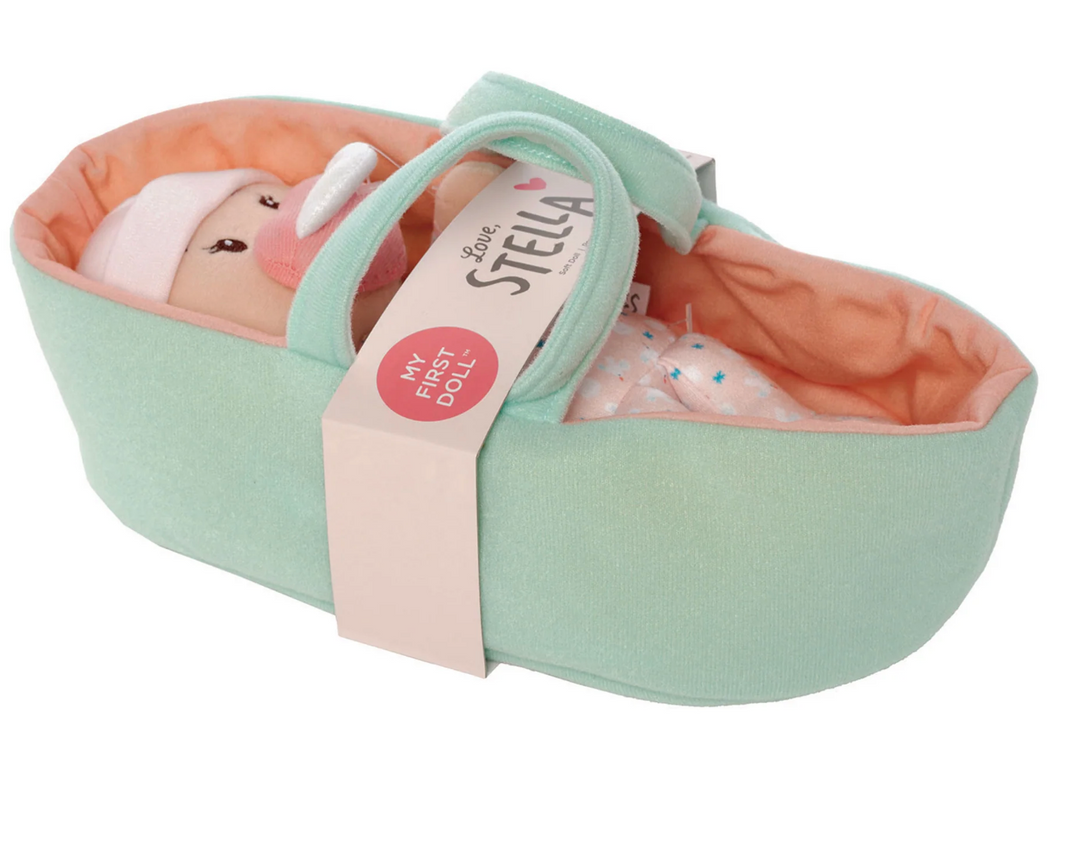 Love, Stella - My First Doll + Bassinet