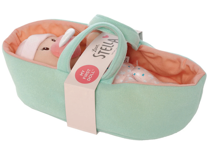 Love, Stella - My First Doll + Bassinet
