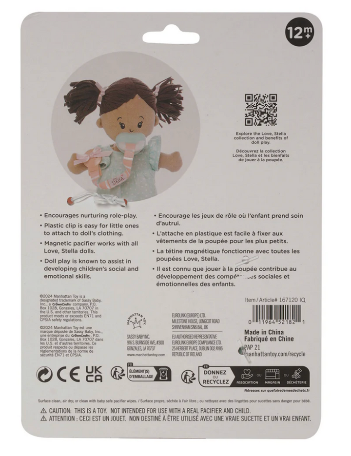 Love, Stella - Pacifier and Clip Set