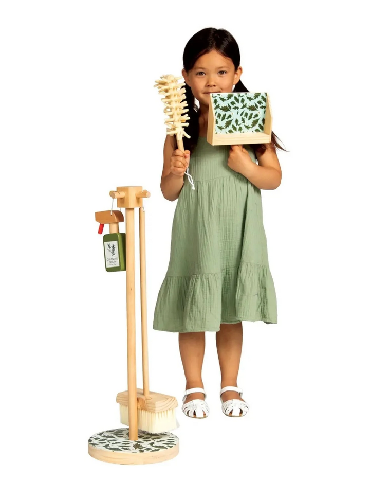 Wooden Pretend Cleaning Set