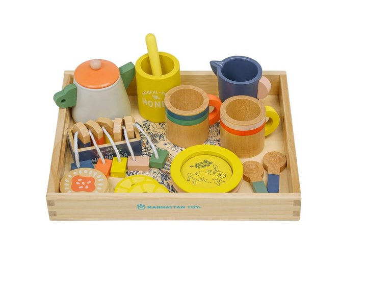 Flora Fauna - Pretend Wooden Tea Set