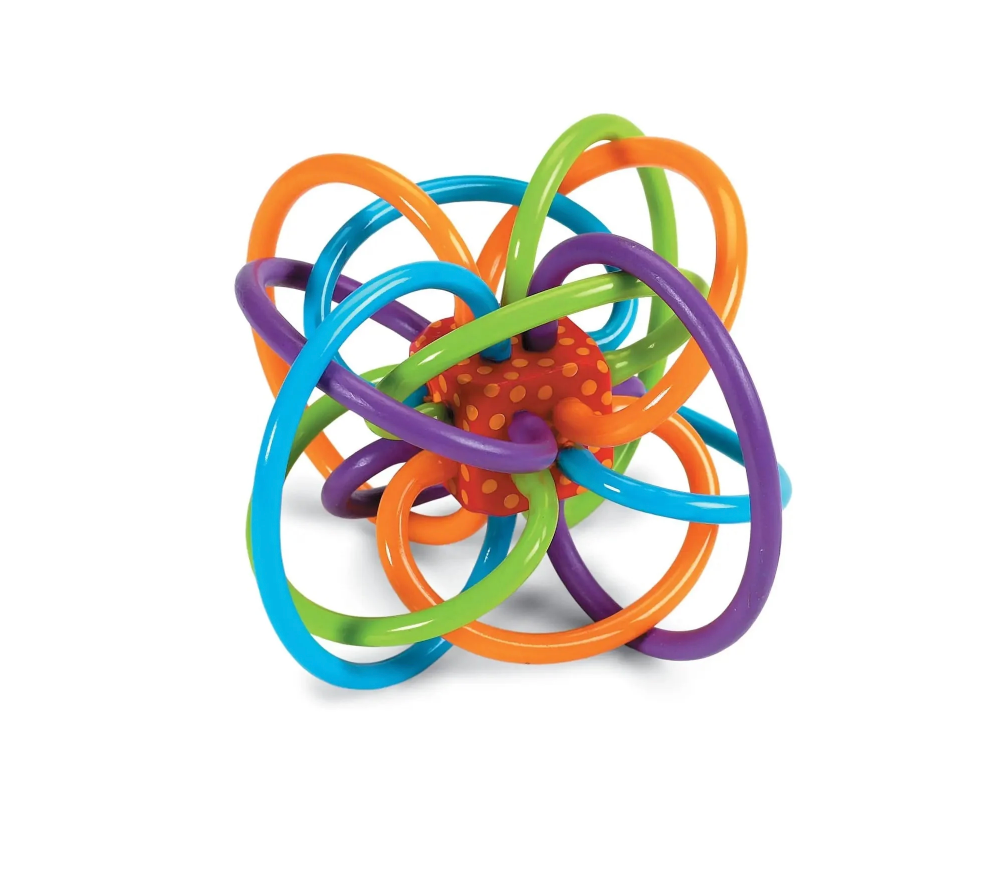 Winkel Colorpop - Rattle and Sensory Teether Toy