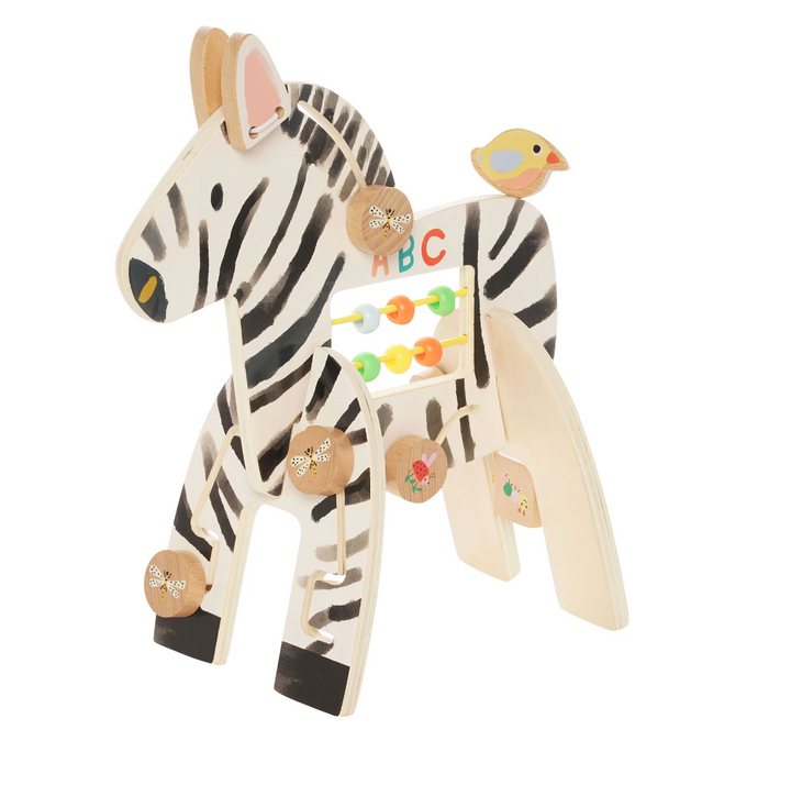 Safari Zebra - Wooden Activity Toy