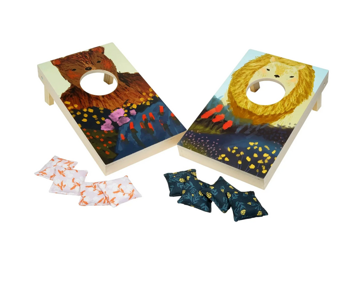 Indoor/Outdoor Wooden Cornhole - Wild Ones