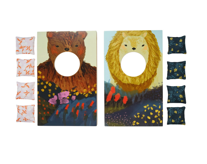 Indoor/Outdoor Wooden Cornhole - Wild Ones