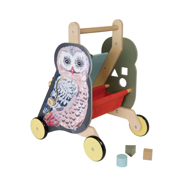 Wooden Cart Shape Sorter - Wildwoods Owl