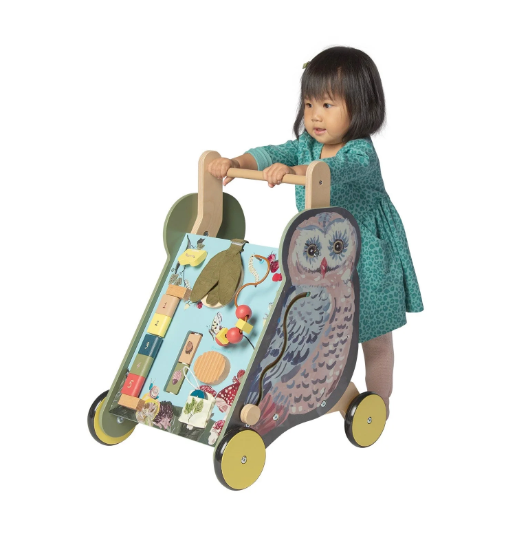 Wooden Cart Shape Sorter - Wildwoods Owl