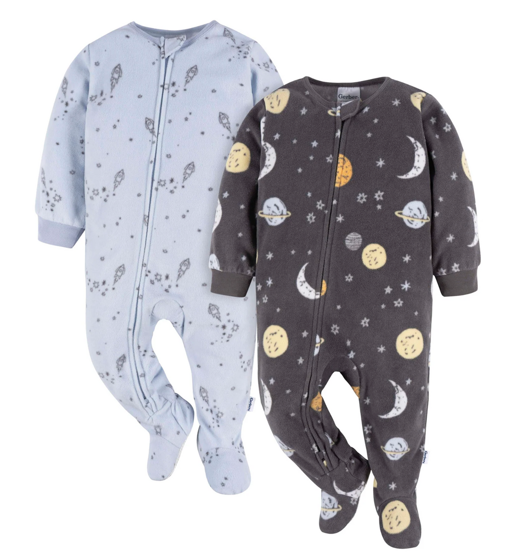 Footed Fleece Blanket Sleepers