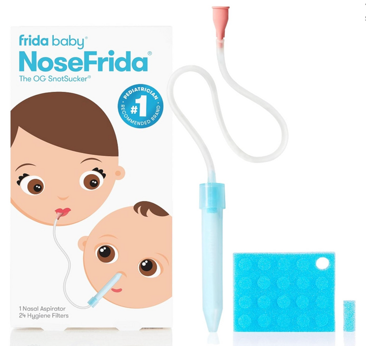 NoseFrida - Snotsucker + 24 Extra Hygiene Filters Bundle