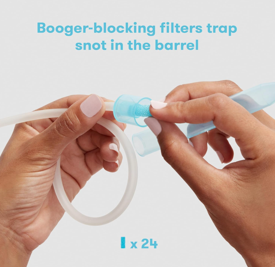 NoseFrida - Snotsucker + 24 Extra Hygiene Filters Bundle