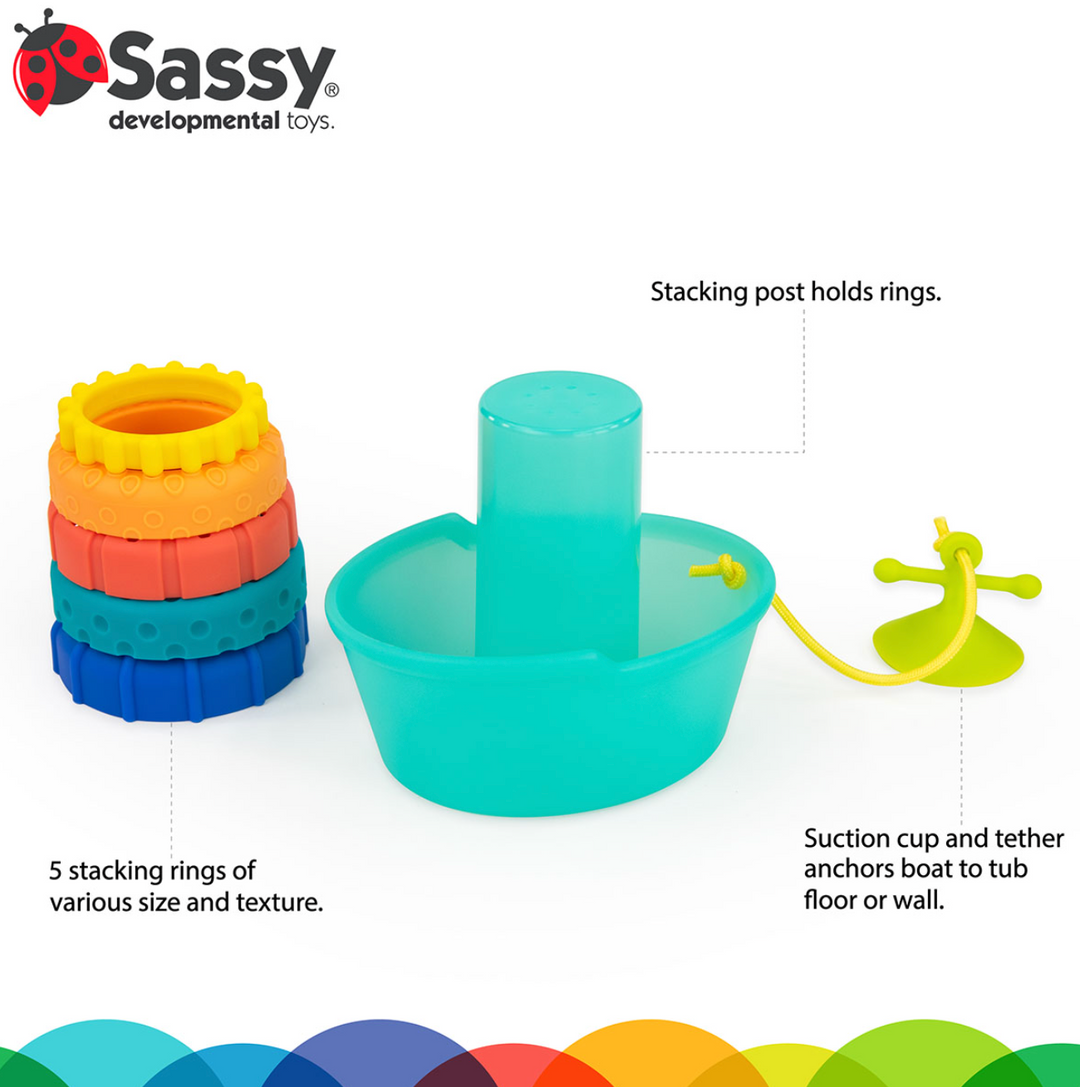 Stackin' Ship Tub Toy