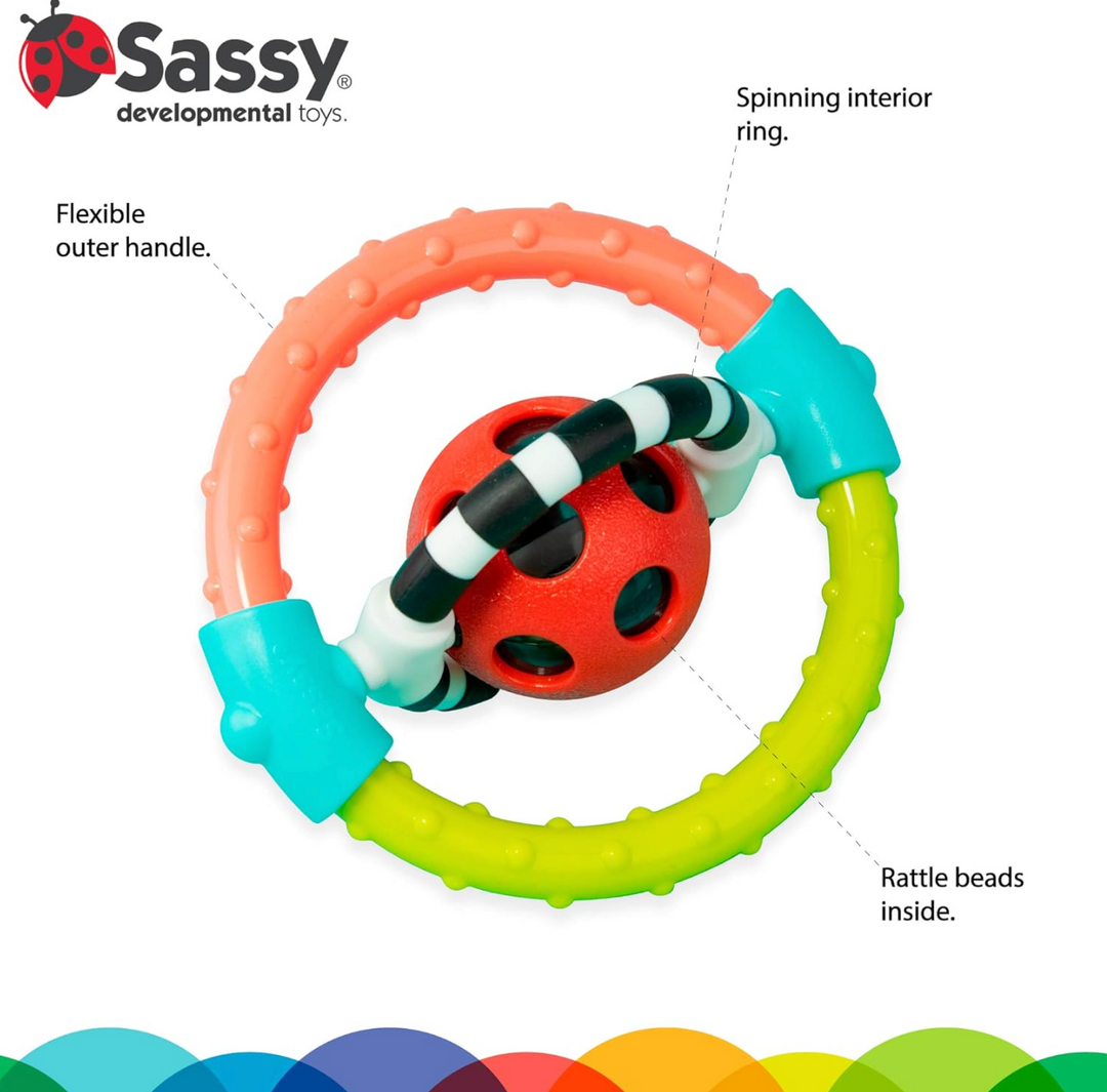 Spin & Chew Flexible Ring Rattle