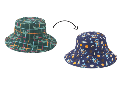 Reversible UPF50+ Sun Hat - Patterned