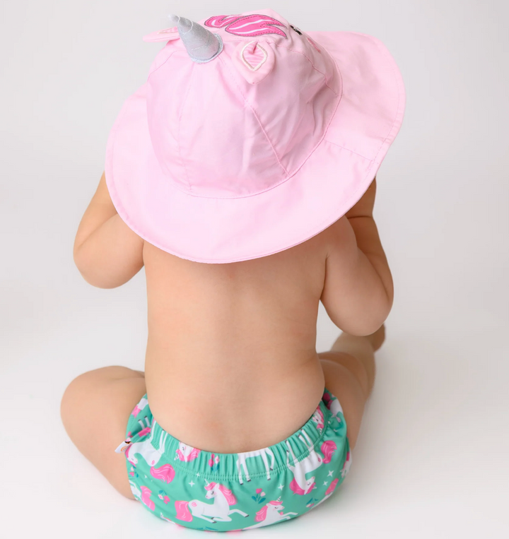 UPF50+ Swim Diaper + Sun Hat Set