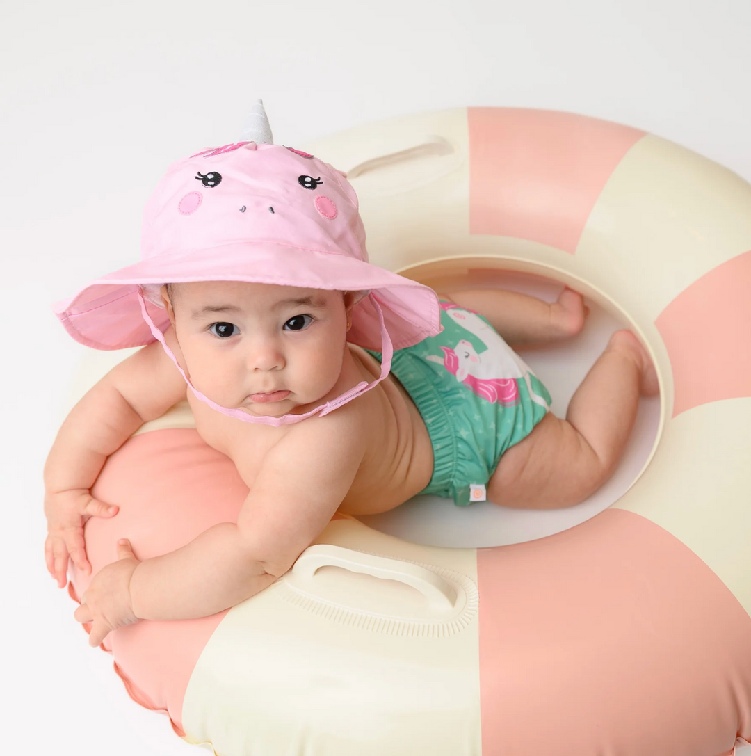 UPF50+ Swim Diaper + Sun Hat Set