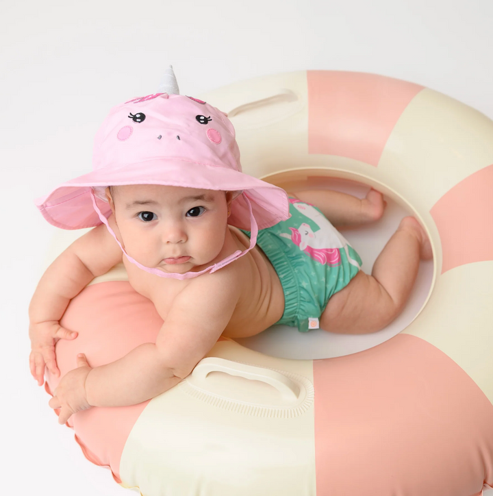 UPF50+ Swim Diaper + Sun Hat Set