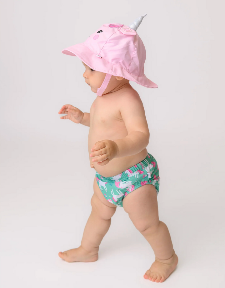 UPF50+ Swim Diaper + Sun Hat Set