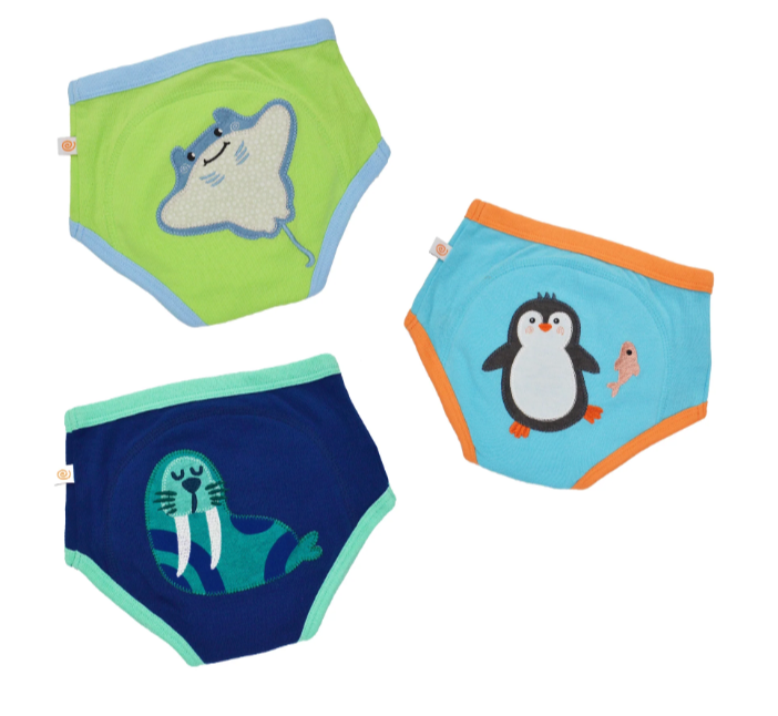 Organic Cotton Potty Training Pants - 3 Pack