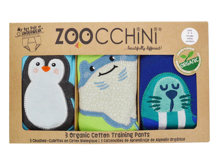 Organic Cotton Potty Training Pants - 3 Pack