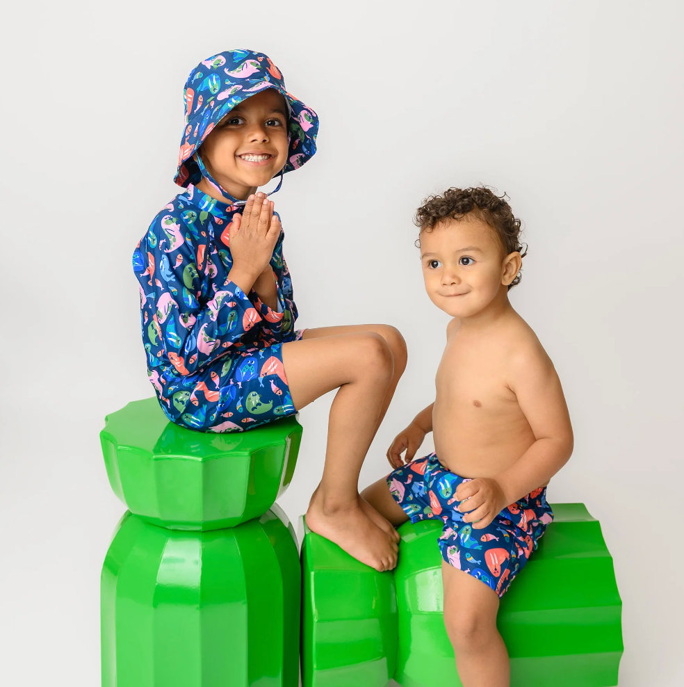 Rashguard Printed Swimsuit