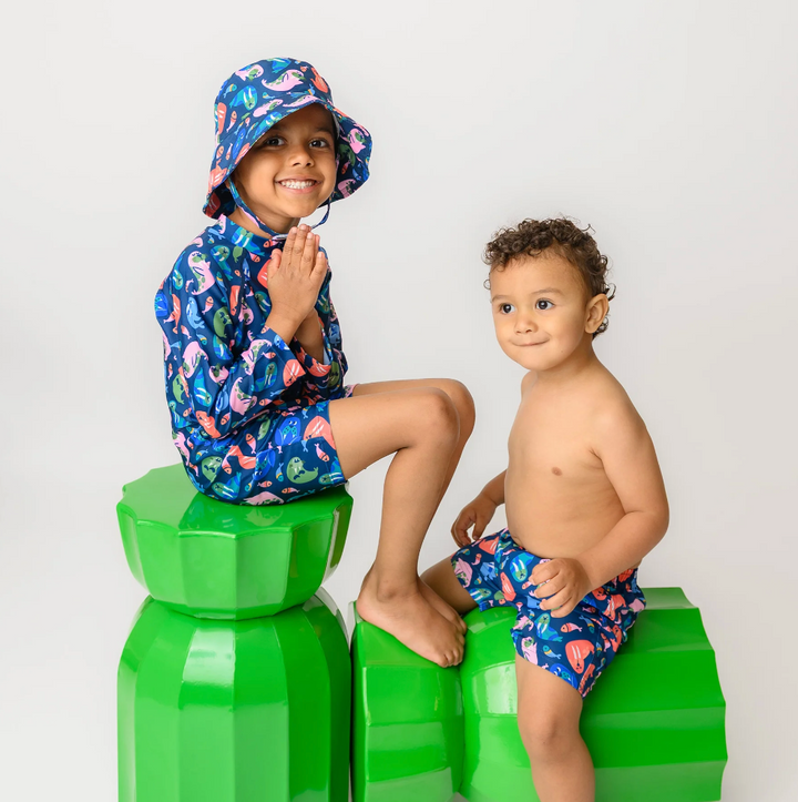 Rashguard Printed Swimsuit