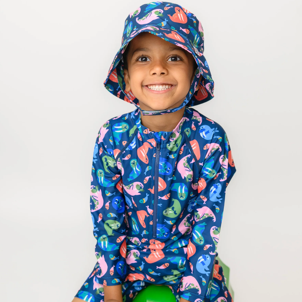 Rashguard Printed Swimsuit