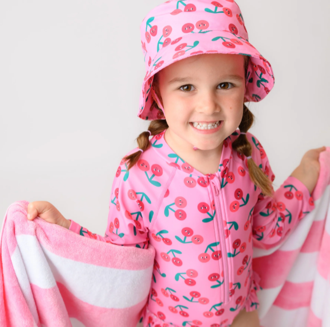 Rashguard Ruffled 1 Piece Swimsuit