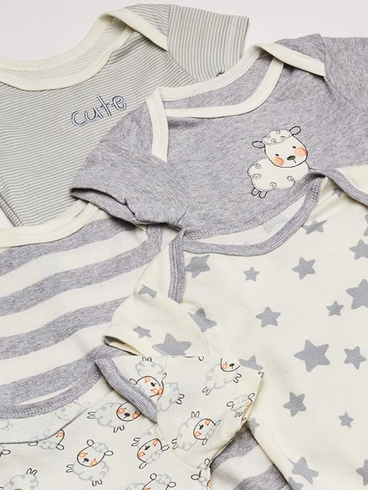 Short Sleeve Onesie - 5 Pack