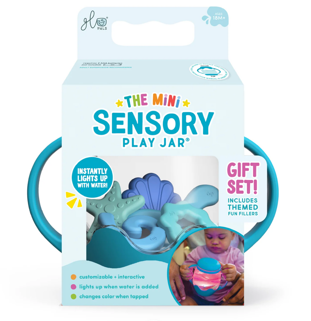 Mini Sensory Play Jar with Silicone Fillers