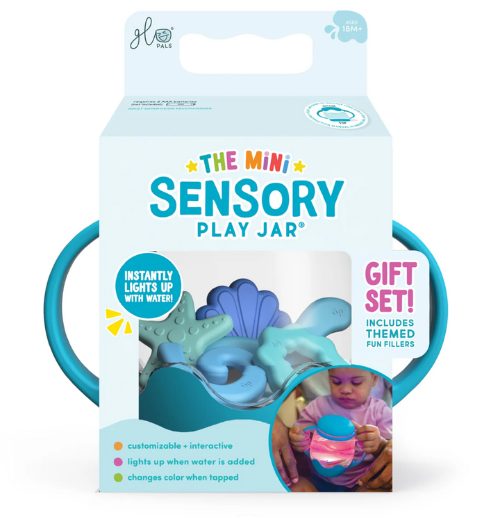 Mini Sensory Play Jar with Silicone Fillers
