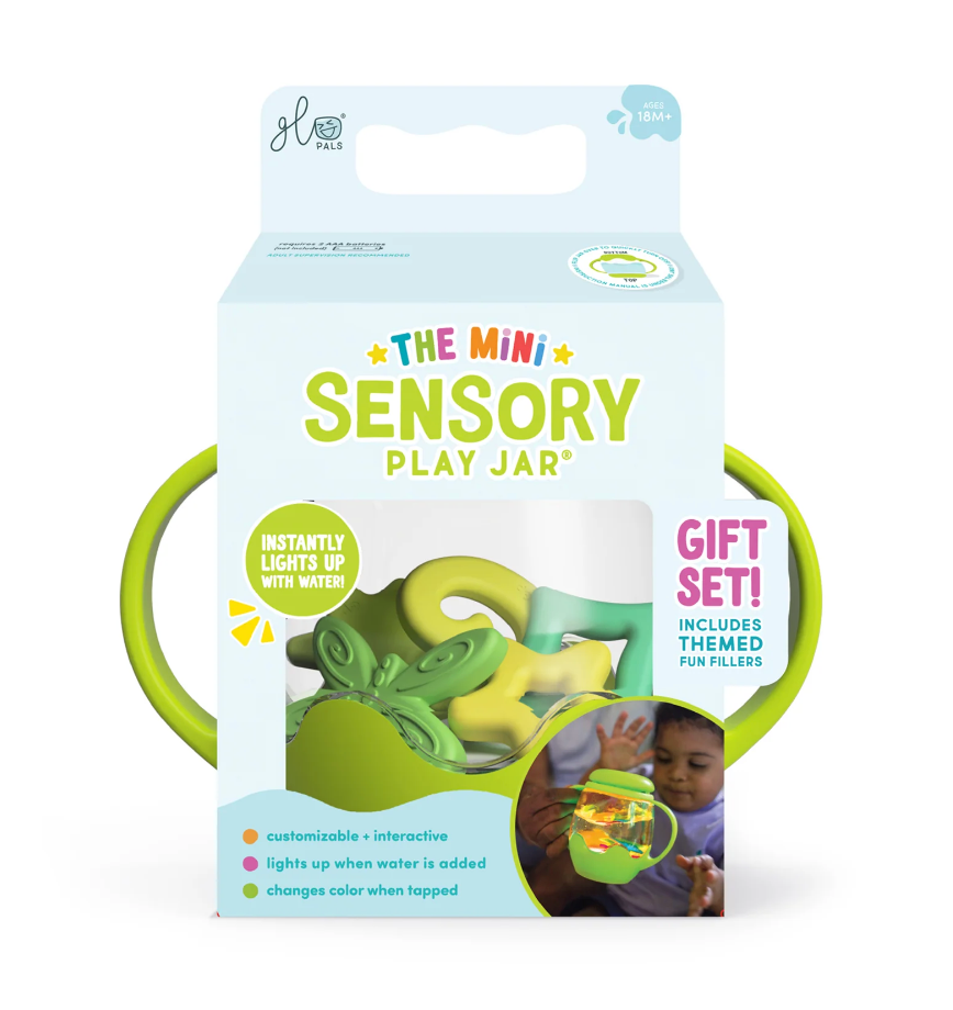 Mini Sensory Play Jar with Silicone Fillers