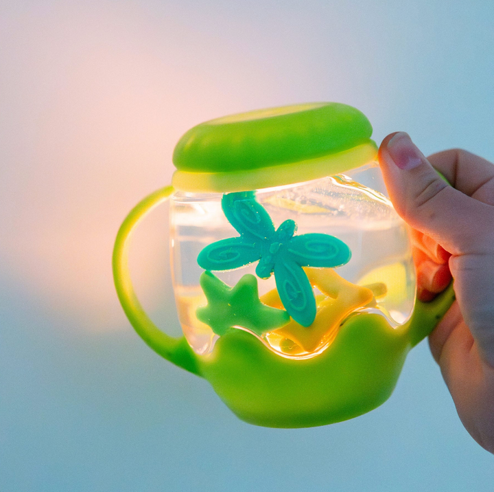 Mini Sensory Play Jar with Silicone Fillers