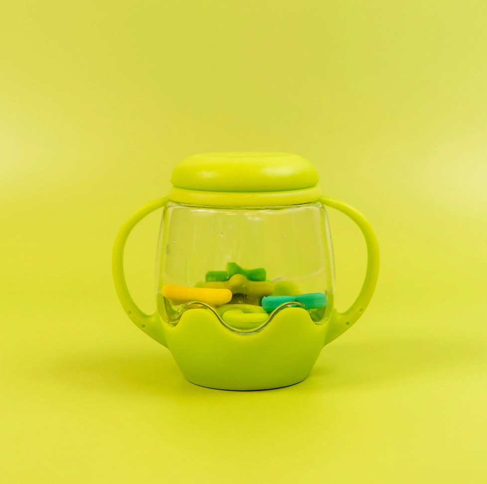 Mini Sensory Play Jar with Silicone Fillers